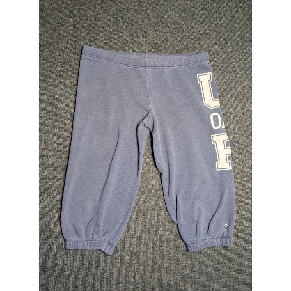 Victoria's Secret PINK Y2K Sweatpants Wide Leg Joggers Gym Medium Logo Flare
